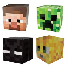 Голова из картона Minecraft в ассортименте серия 1