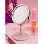 Зеркало косметическое на подставке Клубнички Lovely Fruit розовое