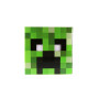 Голова из картона Minecraft Creeper