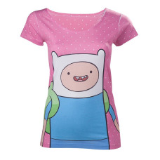 Футболка Adventure Time Finn with Dots Shirt Женская L