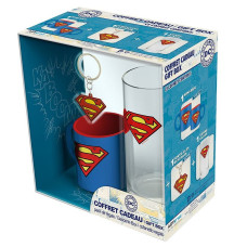 Подарочный набор Superman Кружка, стакан, брелок