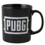 Кружка керамическая PUBG с логотипом Black/White