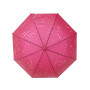 Зонт-трость Созвездия с 3D эффектом розовый