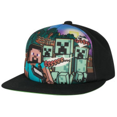 Бейсболка Minecraft Steve Overworld Hat