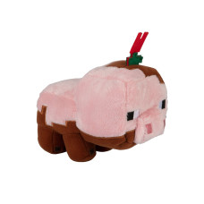 Мягкая игрушка Minecraft Earth Happy Explorer Muddy Pig Свинья 17см